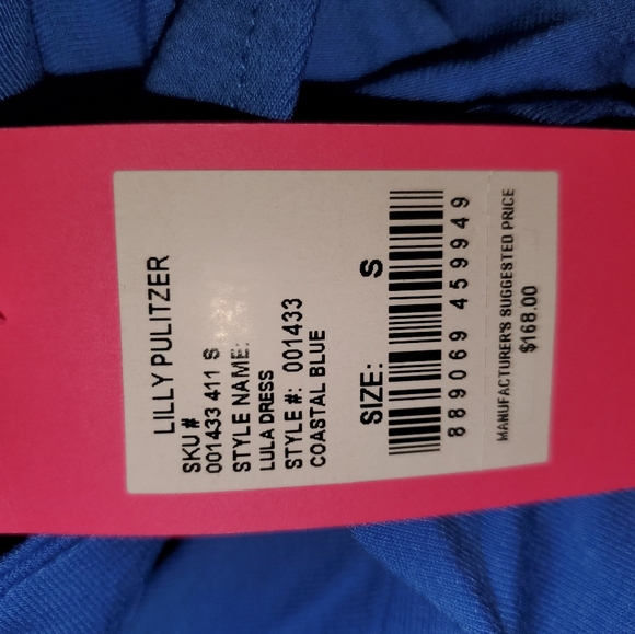 Lilly Pulitzer LULA DRESS COASTAL BLUE - Picture 3 of 3